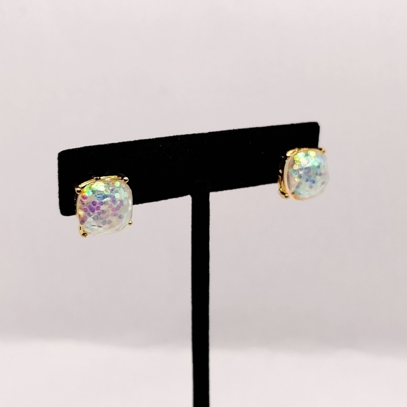Glitter Studded Earrings - Picture 8 of 11